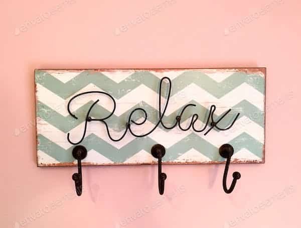 Des patères rotin fait à la main